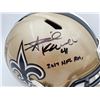 Image 2 : ALVIN KAMARA SIGNED NEW ORLEANS FULL SIZE SPEED HELMET (BECKETT COA)