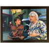 Image 1 : MICHAEL J FOX AND CHRISTOPHER LLOYD DUAL SIGNED BACK TO THE FUTURE 8 X 10 (RA COA)