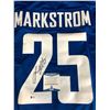 Image 2 : JACOB MARKSTROM SIGNED FRAMING HOCKEY JERSEY (BECKETT COA)