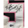 Image 2 : Bret Hart Signed Jersey Inscribed "Hitman...." (Beckett Hologram)