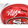 Image 2 : NICK BOSA SIGNED SAN FRANCISCO 49ERS CHROME MINI HELMET (BECKETT COA)