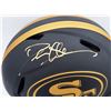 Image 2 : DEION SANDERS SIGNED SAN FRANCISCO 49ERS FULL SIZE ECLIPSE HELMET (BECKETT COA)