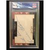 Image 1 : 2011 PANINI DONRUSS ERNIE SHORE SIGNATURE CUTS 34/37 (GCG 9.5)