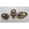 Image 1 : Group of Three Antique RR Padlocks