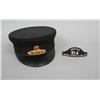 Image 1 : RR Conductor Trainman Hat and Badge