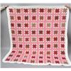 Image 1 : Vintage Pink and Red Calico Star Quilt