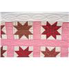 Image 3 : Vintage Pink and Red Calico Star Quilt