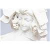 Image 2 : Art Nouveau Alabaster and Marble Bust with Lace