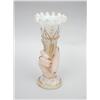 Image 1 : Victorian Molded Glass Hand of Friendship Vase