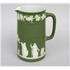 Image 1 : Tall Wedgwood Green Jasperware Jug