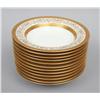 Image 1 : 12 Guerin Limoges Porcelain Rim Soup Plates