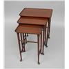 Image 1 : Trio of Vintage Mahogany Nesting Tables