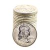 Image 1 : Roll of (20) Brilliant Uncirculated 1963-D Franklin Half Dollar Coins