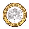 Image 2 : .999 Silver Golden Nugget Las Vegas, Nevada $10 Limited Edition Casino Gaming Token