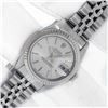 Image 3 : Rolex Ladies Stainless Steel Silver Oyster Perpetual Datejust With Box Booklets