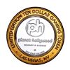 Image 1 : .999 Silver Planet Hollywood Casino Las Vegas $10 Limited Edition Casino Gaming Token