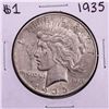 Image 1 : 1935 $1 Peace Silver Dollar Coin