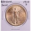 1910-D $20 St. Gaudens Double Eagle Gold Coin