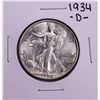 Image 1 : 1934-D Walking Liberty Half Dollar Coin
