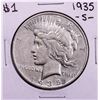 Image 1 : 1935-S $1 Peace Silver Dollar Coin