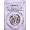 1943 Walking Liberty Half Dollar Coin PCGS AU58