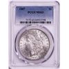 Image 1 : 1887 $1 Morgan Silver Dollar Coin PCGS MS63