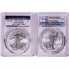 Image 1 : Lot of 2021-(S) & (W) Type 2 $1 American Silver Eagle Coins PCGS MS69 First Strike