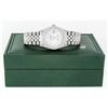 Image 8 : Rolex Men's Stainless Steel Mother of Pearl Diamond Datejust Wristwatch