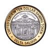 Image 1 : .999 Silver The Delta Saloon Nevada $10 Casino Limited Edition Gaming Token