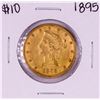 Image 1 : 1895 $10 Liberty Head Eagle Gold Coin