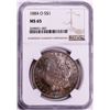 Image 1 : 1884-O $1 Morgan Silver Dollar Coin NGC MS65 Nice Toning