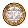 Image 2 : .999 Silver Golden Nugget Las Vegas, Nevada $10 Limited Edition Casino Gaming Token