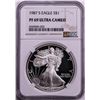Image 1 : 1987-S $1 Proof American Silver Eagle Coin NGC PF69 Ultra Cameo