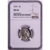 Image 1 : 1937 Buffalo Nickel Coin NGC MS66