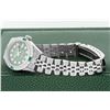 Image 5 : Rolex Ladies Stainless Steel Green Diamond & Emerald Datejust Wristwatch