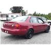 Image 8 : A7 --  2001 TOYOTA COROLLA CE, Red, 273615 KM's