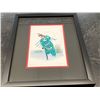 Image 2 : New Richard Shorty "Green Heron" Framed Print