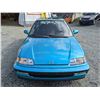 Image 7 : 0M --  1991 HONDA CIVIC SI, Teal, 60968 KM's   "NO RESERVE"