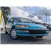 Image 9 : 0M --  1991 HONDA CIVIC SI, Teal, 60968 KM's   "NO RESERVE"