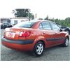 Image 11 : D3 --  2006 KIA RIO, Orange, 57820 KM's