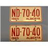 Image 2 : 2 1965 ALBERTA LICENSE PLATE