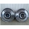 Image 2 : LOT OF 2 THUNDERBRIRD HUB CAPS