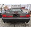 Image 21 : 0O --  1989 FORD MUSTANG LX CONVERTIBLE, Black, 344691 KM's