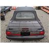 Image 24 : 0O --  1989 FORD MUSTANG LX CONVERTIBLE, Black, 344691 KM's