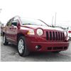 Image 7 : E3 --  2008 JEEP COMPASS SPORT 4X4, Red, 200519 KM's