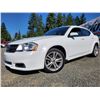 Image 1 : C6 --  2012 DODGE AVENGER SXT , White, 138708 KM's