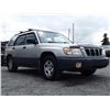 Image 8 : 0G --  2001 SUBARU FORESTER L AWD, GREY, 214,586 KMS