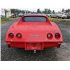 Image 25 : 0ZH --  1976 CHEVROLET CORVET STINGRAY, Red, TMU KM's