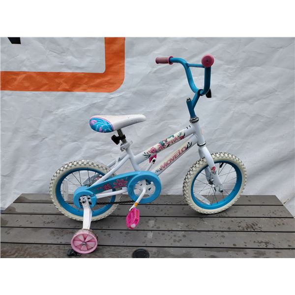 Girls Bike  Blue & White