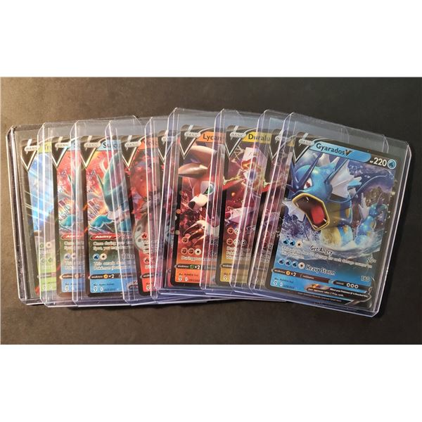 9 card Pokemon "V" Rare Lot - MINT!